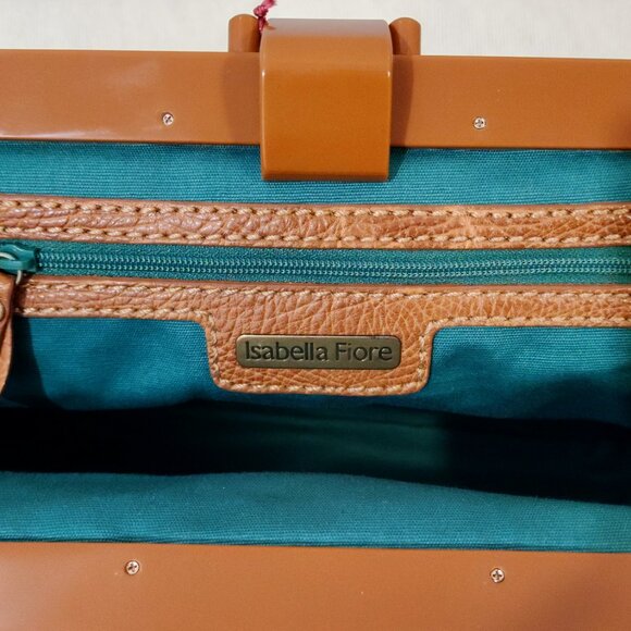 ISABELLA FIORE FLORAL STUDDED BEADED HANDBAG/CLUTCH - Picture 8 of 9